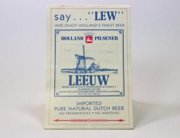 tafelstandaard leeuw bier USA 1